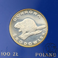 PRL, 100 złotych, 1978, Bóbr 