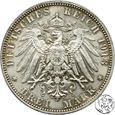 Niemcy, Saksonia, 3 marki, 1913 E