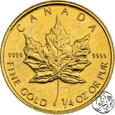 Kanada, 10 dolarów, 1/4 uncji, 1992