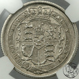 Wielka Brytania, 1 szyling, 1817, NGC MS 61