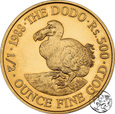 Mauritius, 500 rupii, 1988, Dodo, 1/2 uncji