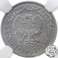 PRL, 10 groszy, 1961, NGC MS 65