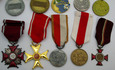 Polska, zestaw medali i odznaczeń, 10 sztuk