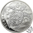 Niue, 2 dolary, 2015, Żółw, uncja srebra