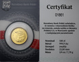 Polska, III RP, 100 złotych, 2021, Orzeł Bielik, 500 sztuk