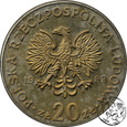 PRL, 20 złotych, 1983, Nowotko