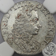 Skandynawia, Dania, 8 skillingów, 1711, Fryderyk IV, NGC MS 63