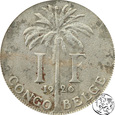 Kongo Belgijskie, 1 frank, 1926