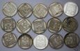 Francja, 15 x 20 franków, 1929-1939, LOT (4)