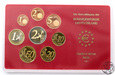 Niemcy, 5 x zestaw monet euro, 2004, mennice - A/D/F/G/J, proof