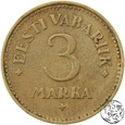 Estonia, 3 marka, 1925