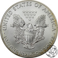 USA, 1 dolar, 2015, platerowana złotem, uncja srebra
