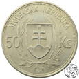 Słowacja, 50 koron, 1944, 5 rocznica - Republika Słowacka