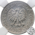 PRL, 20 groszy, 1962, NGC MS 64