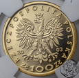 Polska, 100 złotych, 2003, Kazimierz IV Jagiellończyk, NGC PF69