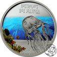 Tuvalu, 1 dolar, 2011, Niebezpieczne Zwierzęta - Box Jellyfish