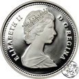 Kanada, 1 dolar, 1989, Rzeka Mackenzie