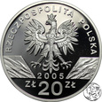 III RP, 20 złotych, 2005, Puchacz 