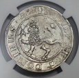 Norwegia, 2 marki, 1662, NGC AU 55