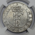 Norwegia, 2 marki, 1662, NGC AU 55