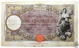 Włochy, 500 lire, 20.3.1941