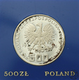 PRL, 500 złotych, 1984, Łabędź