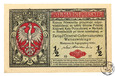 Polska, 1/2 marki polskiej, 1916, Generał B