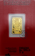 PAMP, Lunar, sztabka złota, 5 gram Au 999, Rok Małpy