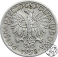 PRL, 5 złotych, 1958, rybak