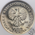 PRL, 200 zł, 1980, Bolesław Chrobry (półpostać) PRÓBA, NGC PF 65