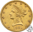 USA, 10 dolarów, 1881