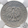 PRL, 20 groszy, 1962, NGC MS 64