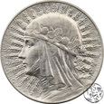 II RP, 5 złotych, 1933, głowa kobiety