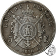 Francja, 5 franków, 1870 A