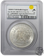 USA, 1 dolar, 1880/79 CC, PCGS MS 65, Revers 1878