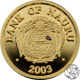 NMS, Nauru, 10 Dolarów, 2003, Pierwsza Rocznica Euro