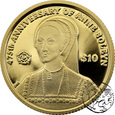 NMS, Wyspy Dziewicze, 10 dolarów, 2011, Anna Boleyn