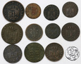 Niemcy, zestaw monet 1803 - 1866, 11 sztuk