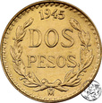 Meksyk, 2 peso, 1945 