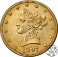 USA, 10 dolarów, 1897