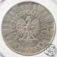 II RP, 10 złotych, 1936, Piłsudski, PCGS MS 63