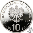 III RP, 10 złotych, 1998, gen. Fieldorf 