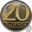 PRL, 20 złotych, 1989 - Lustrzanka