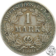 Niemcy, 1 marka, 1900 J