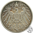 Niemcy, 1 marka, 1900 J
