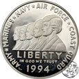 USA, dolar, 1994, Kobiety w Służbie USA