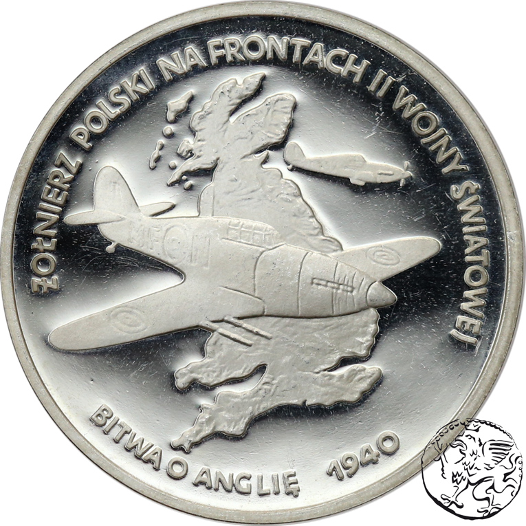 III RP, 100000 złotych, 1991, ŻPnFIIWŚ Bitwa o Anglię  1940