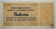 Polska, Baltona, 20 centów, bon towarowy, 1973 A
