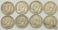 Szwecja, 1 korona 1906-1907, LOT 8 szt