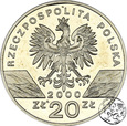 III RP, 20 złotych, 2000, Dudek 